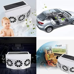 Solar Powered Car Ac Fan